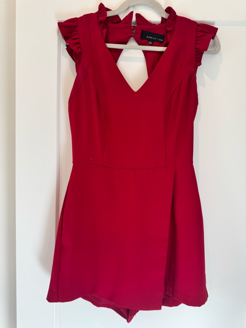 Adelyn Rae Red Romper